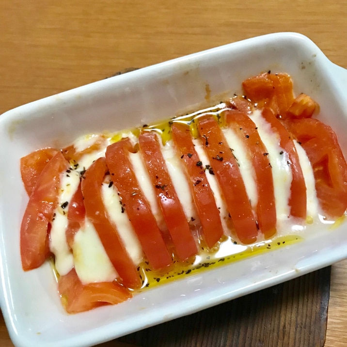 オーブントースターで焼くだけ 熱々カプレーゼ風 レシピ 作り方 By よちょこ 楽天レシピ オーブントースターで焼くだけ 熱々カプレーゼ風 レシピ 作り方 By よちょこ 楽天レシピ